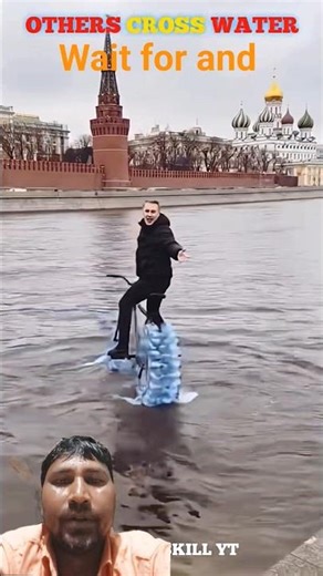 Boy Walking on Water Challenge 🤯🤣#challenge #funny #shorts