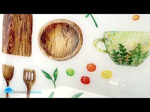 Rustic Kitchen Essentials - Glass Kitchen Backsplash