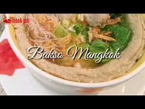 Cara membentuk Bakso Mangkok atau Mangkok Bakso 😀