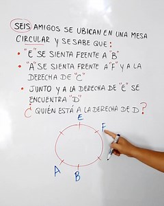 10K views · 659 reactions | ⛔ Ordenamiento Circular ⛔ #matematicas #profejeff #retomatematico #razonamientomatematico #matematica | Profe Jeff | Facebook