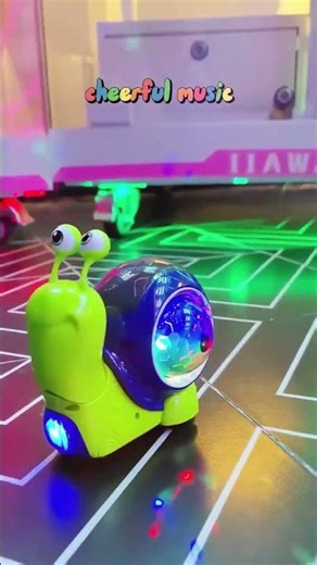 This Snail Toy Crawls and Glows Like Magic!