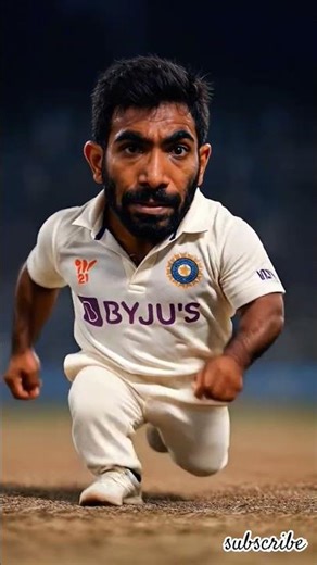 🔥 Mini Bumrah Bowling Action | Epic Cricket Moment 🎯🏏 #cute #animations #bumrah #shorts