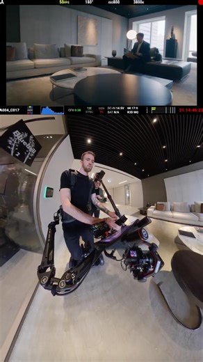 Tilta on Instagram: "The @tiltamax Float Handheld Gimbal Support System turns the DJI RS 2, RS3 Pro, and RS4 Pro gimbals into a ultra smooth, fatigue free rig with its counterweight post, spring loaded arm, and support vest. The included wireless thumb controller adds effortless gimbal and focus motor control, making long handheld shoots comfortable and precise. Video by @niccolo.arcostanzo #tilta #tiltafloat #djirs3pro #komodox #cinematography"