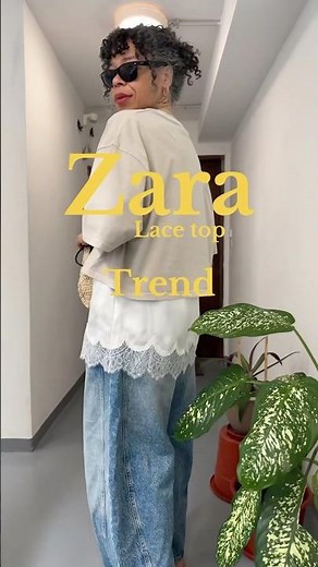 Lace top #zara #lacetop #ootd #outfitideas