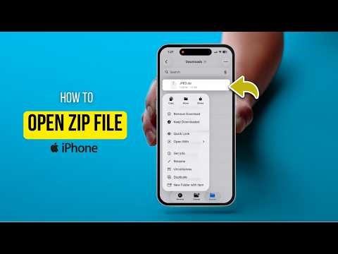 (2026) How to open Zip file on iPhone | unzip files iPhone