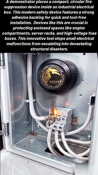 Innovative Automatic Aerosol Fire Extinguisher Protects Electrical Panels