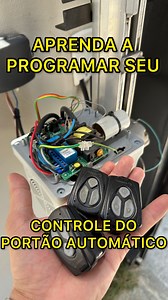 2.4M views · 21K reactions | Maneira simples fácil e pratico De Programar Controle de Portão Automática!! | Dicas Criativas de PVC | Facebook