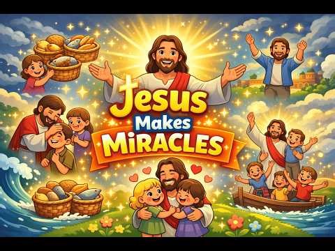 Jesus Makes Miracles | Christian Kids Song About Jesus’ Miracles ✨ Bible Songs for Kids