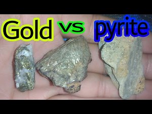 the difference between gold and pyrite