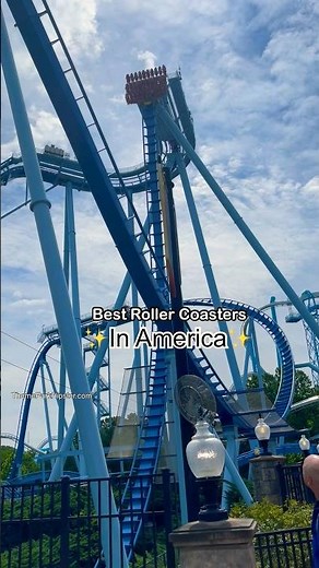 HUGE DROP ON THIS COASTER 😱 Griffon Roller Coaster at Busch Gardens Williamsburg
