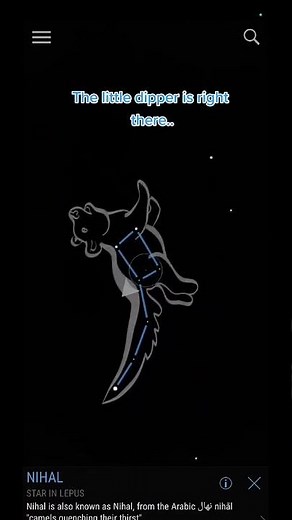 Stargazing made easy with SKYVIEW app! #skyview #bigdipper #littledipper