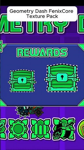 Really Cool Geometry Dash FenixCore Texture Pack! #geometrydash #texture