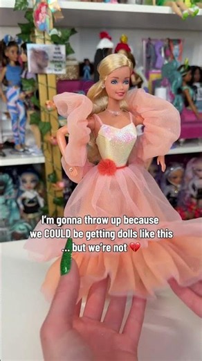 need dolls like her 💘 #barbiecollector #nostalgiacore #barbiedolls #barbieunboxing #dollcollector