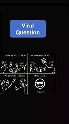 Presh Talwalkar from MindYourDecisions on Instagram: "Infinite money 😁 #math #maths #mathematics"