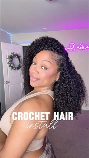 I couldn’t BELIEVE this was Crochet Hair! 😳 #crochethair #naturalhair #crochet #crochettutorial