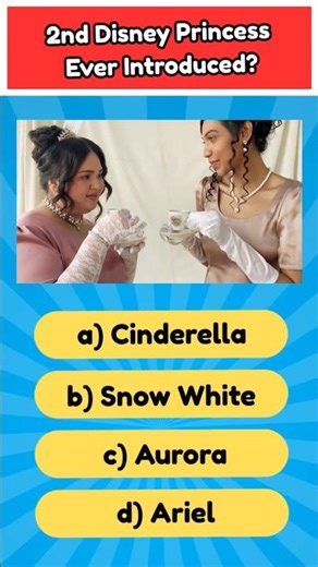 2nd DISNEY PRINCESS Ever Introduced #history #shorts #cinderella