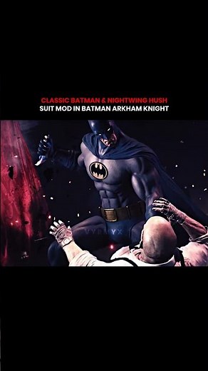 Classic Batman & Nightwing Hush Suit Mod | Batman Edit #batman #gaming
