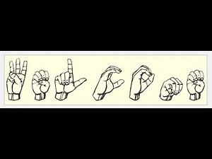 American Sign Language|ASL| Deaf mute sign language