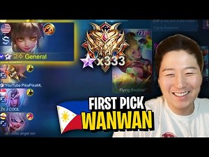Finally!! Playing Wanwan in Philippine server | Mobile Legends