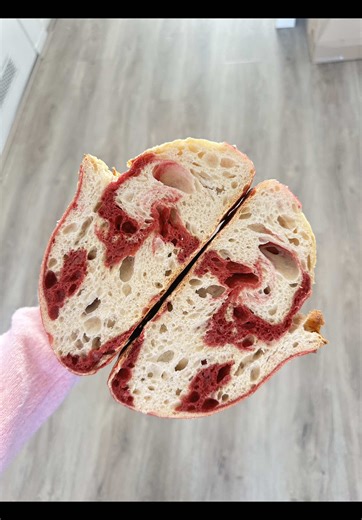 Baking Pink Swirl Sourdough: A Delicious Surprise