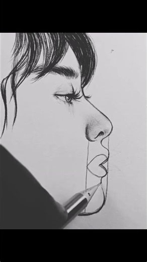 ✏️ How to Draw Realistic Lips with Pencil Art | Step-by-Step Tutorial_28 #art #drawing