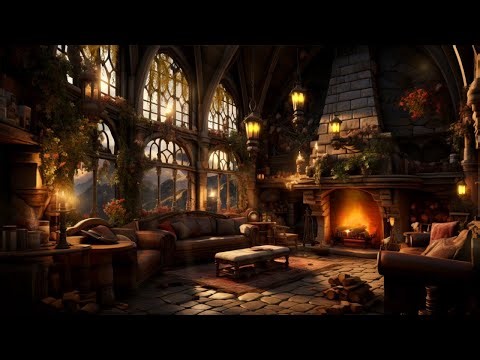 Cozy Fireplace Ambience – Relaxing & Warm Cabin Atmosphere