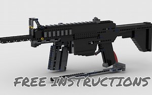【搬运视频教程】Lego Working AR 15 [FREE INSTRUCTIONS]