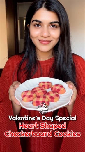 Make your Valentine’s Day extra special 💕 with these Eggless Heart-Shaped Checkerboard Cookies. Ingredients: Whole wheat flour Butter Icing sugar Almond flour Milk Sabse pehle butter aur icing sugar ko hand beater se whip karein. ⚠️ Butter room temperature ka ho — na fridge-cold, na melted. Ab add karein: Whole wheat flour, almond flour aur milk. Gently whisk karein. Dough ko silicone mat par transfer karke achhe se knead karein till everything combines. Ab dough ka ek log banayein aur 30 minut