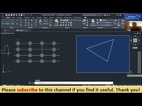how to create region by reg command in Autocad