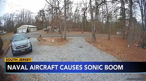 Residents report loud booms at the Jersey Shore. Here's a possible cause