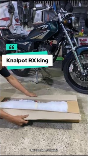 Unboxing Knalpot Altech Yamaha rx king