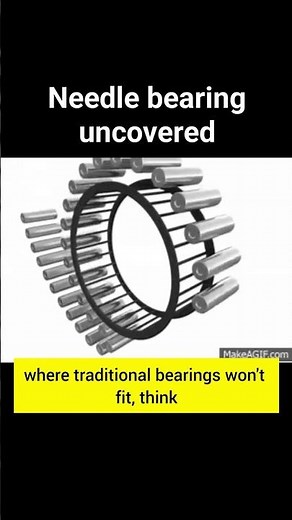 Discover how needle bearings work where to use them and why they matter! #Engineering #Bearing #Tech