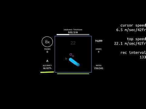 Osu player tries rhythia