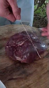 How to tie roast meat like a pro 🔥