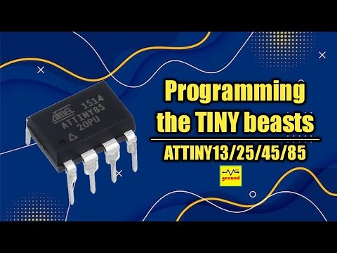 #52 Programming ATTiny Microcontrollers using Arduino IDE | ATTiny13 ATTiny25 ATTiny45 ATTiny85
