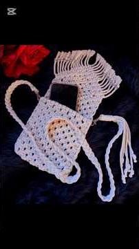 Quick Macrame Phone Bag Tutorial