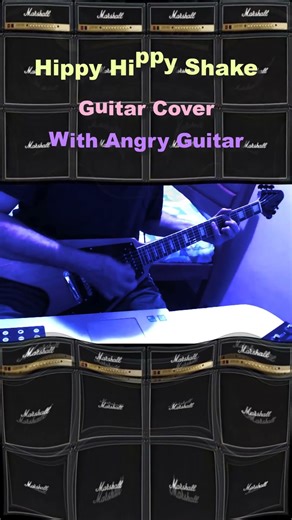 Hippy Hippy Shake - Guitar Cover #shorts