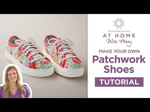 How To Make Patchwork Shoes with Courtenay | At Home with Misty