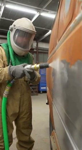 Rust Vanishes Like Magic! Pro Mechanic Restores a Rusted Car Hood in Real Time
