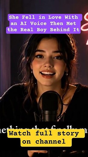 She Fell in Love With an AI Voice Then Met the Real Boy Behind It Heart Touching Emotional Love Stor