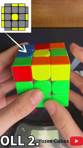 OLL 2 Breakdown Step by Step #rubikscube #tutorial
