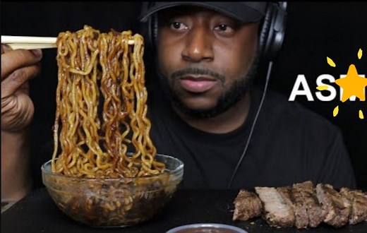 【TC】炸酱面&西冷牛排&雪碧 咀嚼音