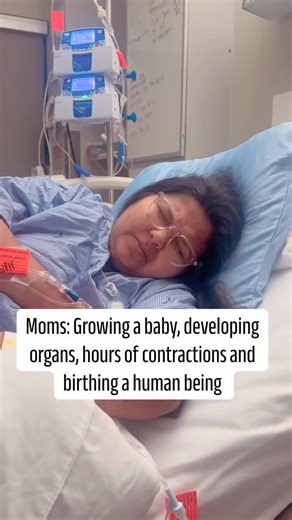 Doney & Bindya on Instagram: "I did all the heavy lifting for 9 months just to create my husband’s twin. Does my DNA even work or was I just the 3D printer? 🤡 Anyone else basically just a walking incubator for their husband? 😂👇 #MomLife #Genetics #LaborAndDelivery #Relatable #DadTwin Postpartum FunnyMoms"