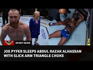 UFC Fight Night 229 Highlights: Joe Pyfer lands deadly arm triangle on Abdul Razak Alhassan