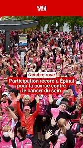 🎀Une vague rose a déferlé sur Épinal ce dimanche 5 octobre. À l’occasion de la 10e édition des Foulées roses, 6 830 personnes ont couru ou marché pour soutenir la lutte contre le cancer du sein. Organisée par le comité des Vosges de la Ligue contre le cancer, cette course solidaire de 6 km s’inscrit dans le cadre d’Octobre rose, une campagne essentielle pour sensibiliser à une maladie qui cause encore près de 12 000 décès par an. Nous avons suivi les pas des participants engagés. 🎥 Reportage e