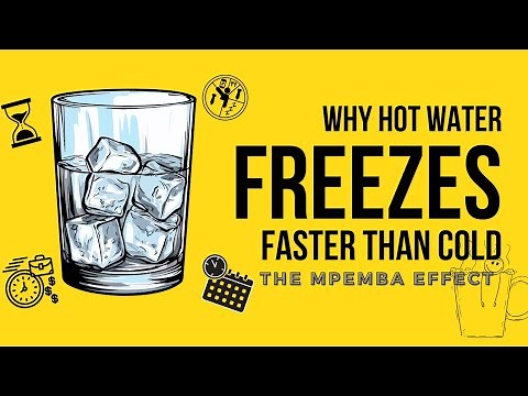 The Mpemba Effect Explained!– Why Hot Water Freezes Faster Than Cold Water?