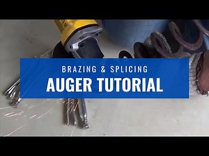 Brazing & Splicing Auger Line