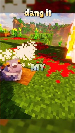 Bro really said collateral damage #minecraft