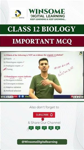 Class 12 Most Important MCQs 🧬🔥 | Board Exam Must-Do #Shorts