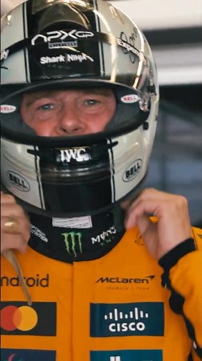 Brad Pitt getting behind the wheel of the MCL60 🤩